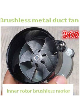 FREE SHIPPING 380W 24A Metal culvert fan Internal rotor brus