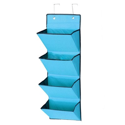 4 Tier Wall Door Hanging Organiser Storage Rack Bag Cloth W