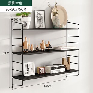 wall shelf iron wall decorative partition non perforated kit
