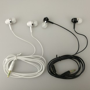 black earbud quality 3.5mm earphones Transparent Good white