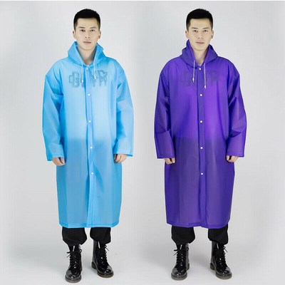 Durable Mens Womens One piece Waterproof Jacket Rain Coat H