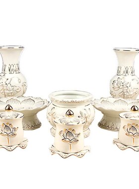 Buddhist supplies ceramic incense burner gong for dish home