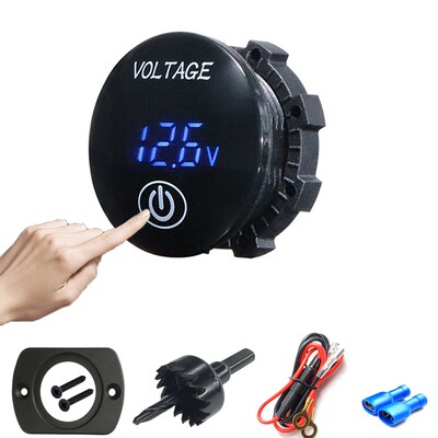 DC 12V-24V DIY Car LED Digital Volt meter Kits Motorcycle AT