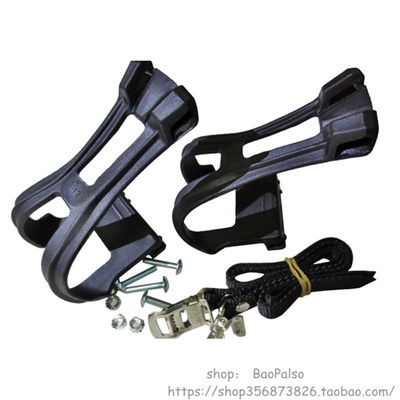 fixed fixie gear bike bicycle cycling pedal toe straps foot