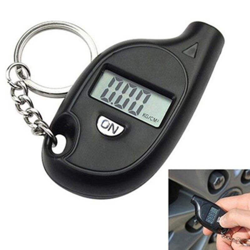 Mini Portable Keychain Tire Tyre Wheel Air Pressure Gauge T