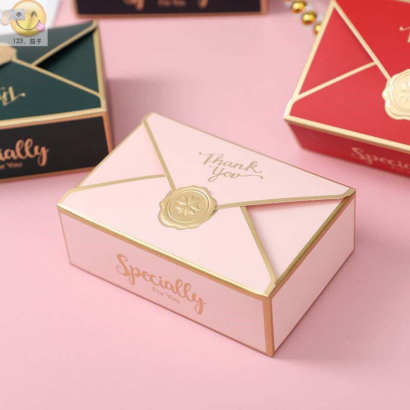 new simple creative wedding gift box packaging envelope sha