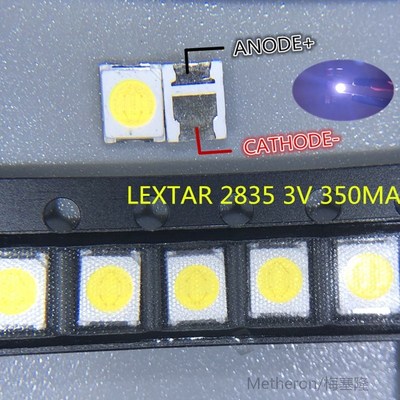 100PCS Lextar LED Backlight 1210 3528 2835 3V 250ma Cool whi