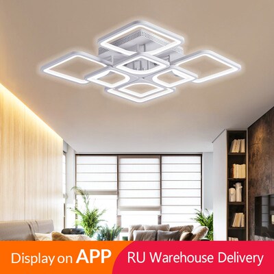 IRALAN modern LED ceiling lights app remote control dimmable