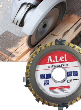 *115mm 22mm Diameter 9 Tooth Chainsaw Disc for Angle Grinder