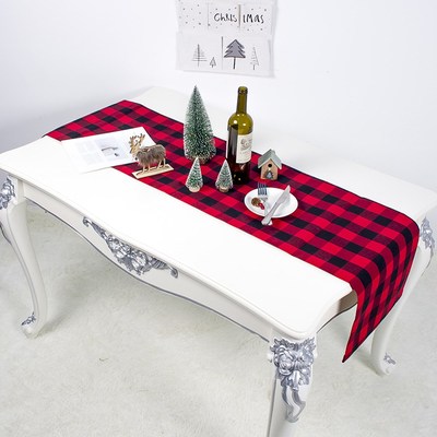 Christmas decorations Christmas linen table flag table mat