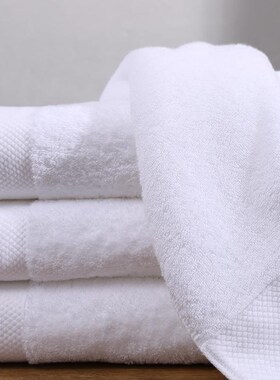 90x180cm Big White Cotton Bath Towel Hotel Face Hand Towels