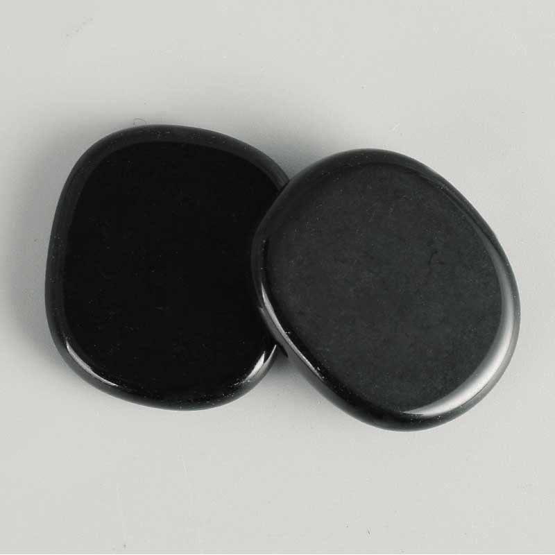 Palm Stone black obsidian gemstone natural Healing Crystal t