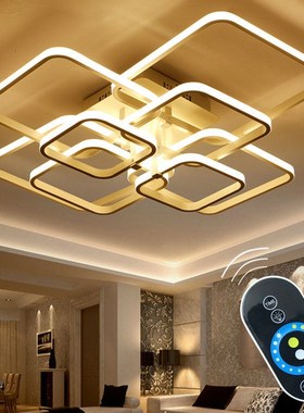 Touch Remote Dimming Modern plafon LED Ceiling Lamp Fixture