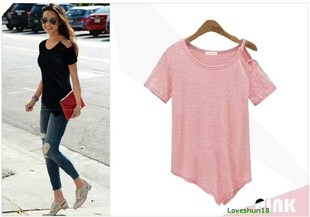 2018 summer casual t-shirt for lady blouse women tops shirts