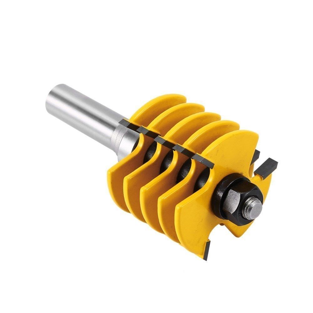 1pcs Joint Router Bit Adjustable 5 Blade 3 Flute 1/2 Shank