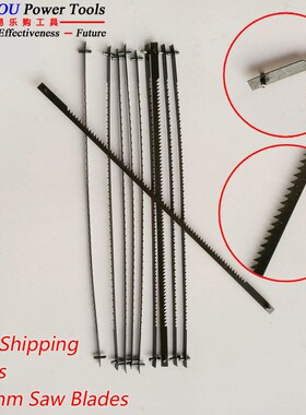 10 Pieces 130mm Scroll Saw Saw Blades With 18Tpi and 24Tpi