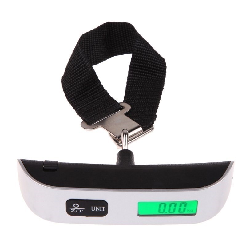 LCD Electronic 50kg/10g Hanging Scale Travel Suitcase Lugg