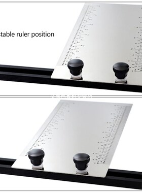 6 inch Stainless Steel Woodworking T-Rule Ruler Multi-functi