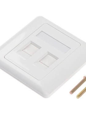 1pc 86 Type Computer Socket Panel RJ45 Cable Interface Outle