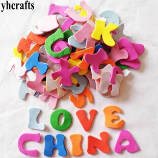 1bag/LOT.A Z letters foam stickers Alphabet stickers Kids t