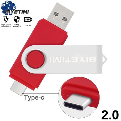 Biyetimi usb Type C 2.0 64GB pen drive OTG 128GB flash driv