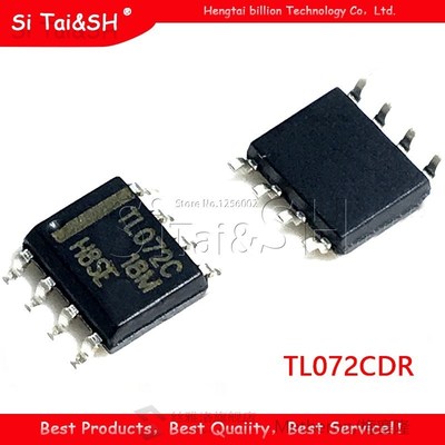 10PCS TL072CDR SOP-8 TL072CD TL072C TL072  Low power operati