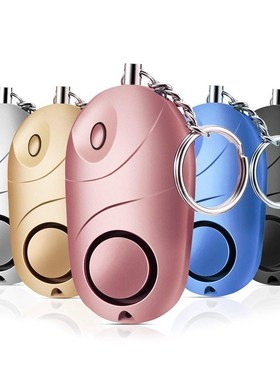Personal-Alarm Key-Chain Safe Sound Self-Defense Led-Flashli