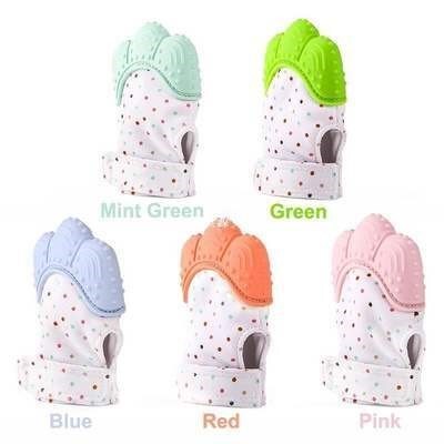 Baby Teethers Natural Silone Gloves Teether Sensory Handma