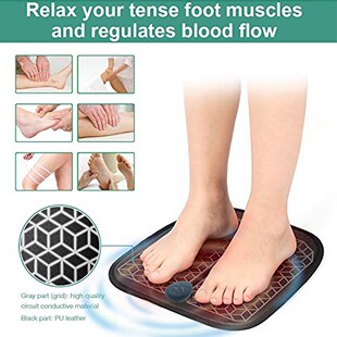 Pad-Feet Foot-Massage-Mat Blood-Circulation Electric-Ems Ten