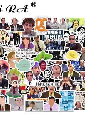 50 Pcs/Set  Stickers Pack US teleplay Sticker The office La