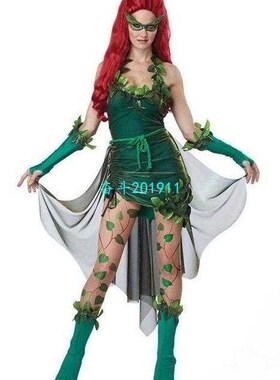 2019 New Women's Lethal Beauty Costume Superhero Poison Ivy