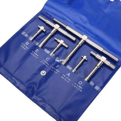 6pcs Precision Telescopic Gauge Set Micrometer Measurement B
