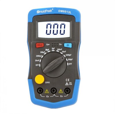 DM6013L Handheld Digital Capacitance Meter Capacitor w/ LCD