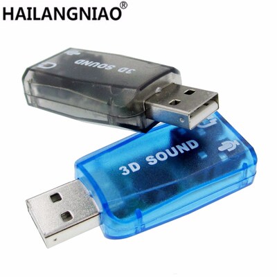 CM108 Chipset SB 2.0 To 3D Audio Sound Card Adapter Virtual