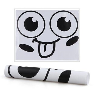 Toilet Wall Mural Decal Art Sticker Decoration Smiley Face F