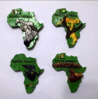 1 Pcs Creative South Africa Territory Animal Series 3D Frid