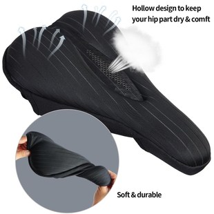 Souke Sports Bike Seat Cover Gel Padded Bike Seat Cushion B