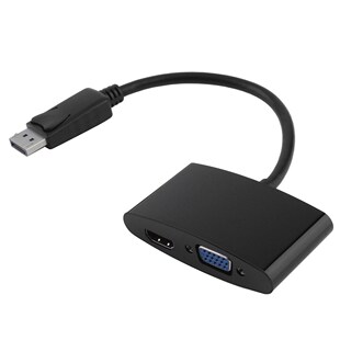 NEW Original 1080P Display Port to VGA HDMI Converter Adapte
