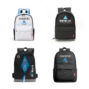 High Quality Anime Game Detroit Become Human Cosplay Backpa