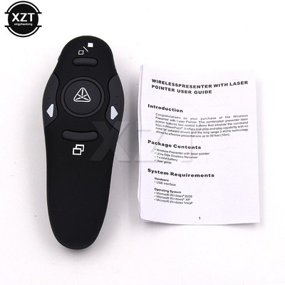 Mini 2.4Ghz Wireless Presenter Remote Red Laser Pointers Pen