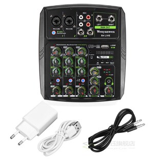 B6/B4 Audio Mixer Bluetooth Recording Sound Card Phone Live