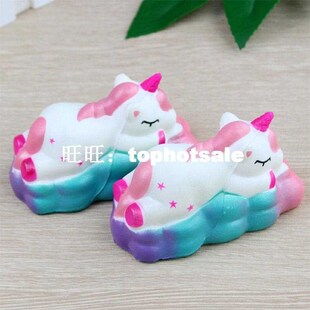 11.5CM Flying Horse On Clouds Baby Toys Kids Adults Slime An