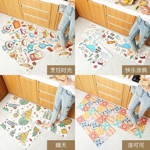 Kitchen carpet oil skid resistance to dirty household MATS