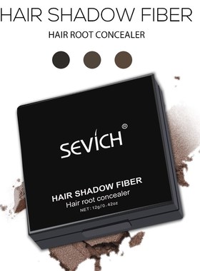Sevich 12g Hair Line powder compact Waterproof Dark Brown Ha