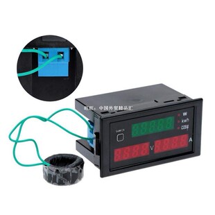 ac80-300v 100a digital led current voltage tester meter elec