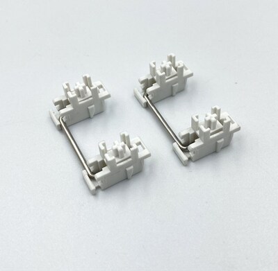 DUROCK keyboard Plate Mounted White Stabilizer 7u 6.25u