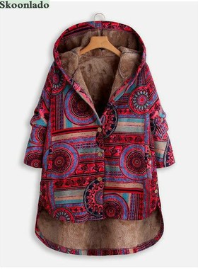 plus size S 5XL oversize women winter coat lady linen coat