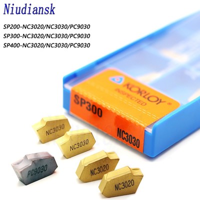 SP200 SP300 SP400 NC3020 NC3030 PC9030 korloy Grooving Carbi
