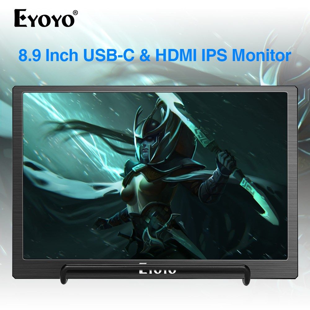 Eyoyo 8.9 inch Portable USB C Mini Monitor 1920x1200 IPS Di