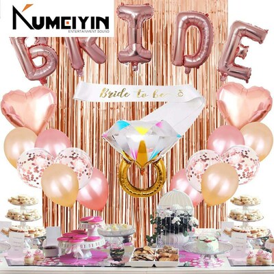 Bachelor party balloon suit bride bride to aluminum film ba